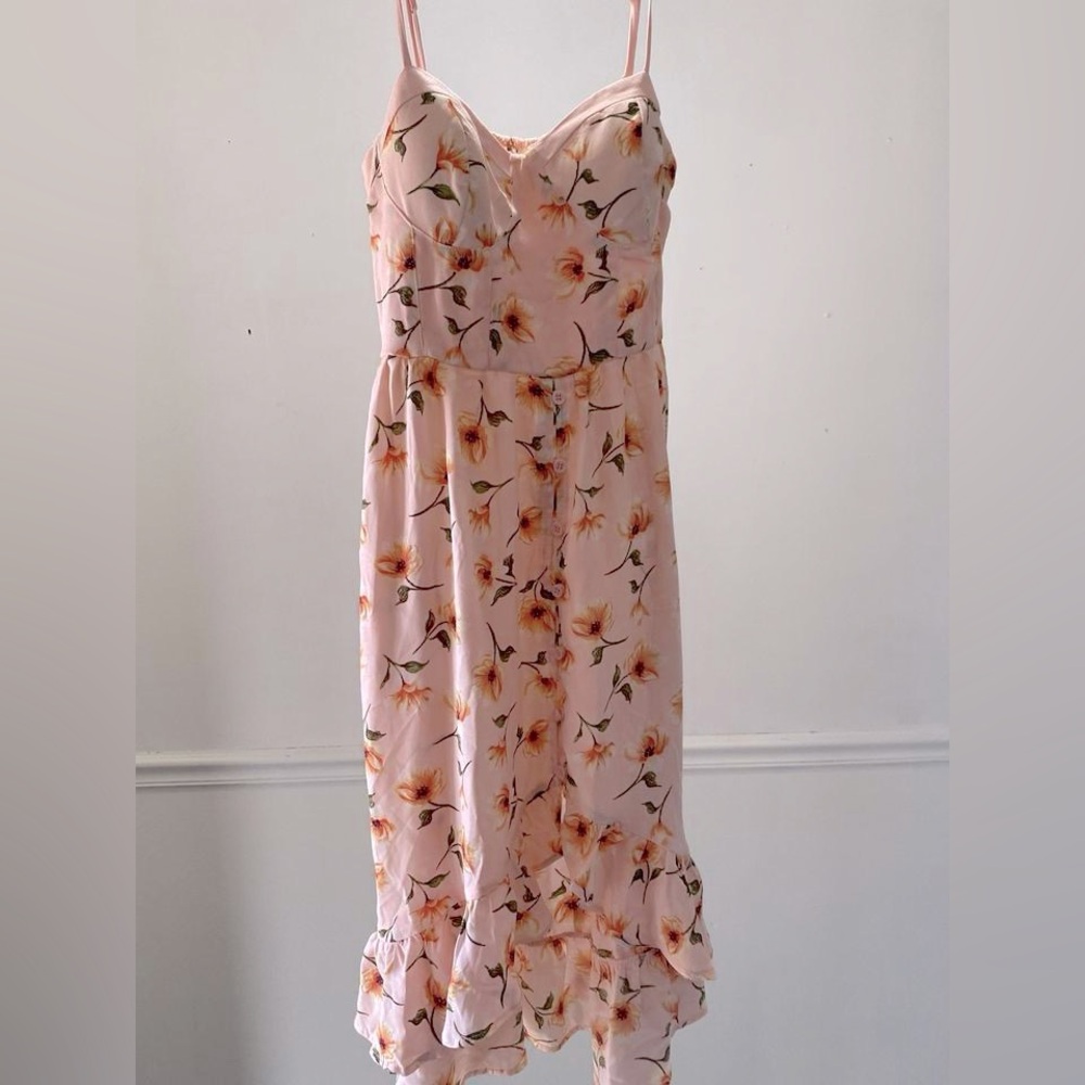 Band of Gypsies Pink Floral Dress